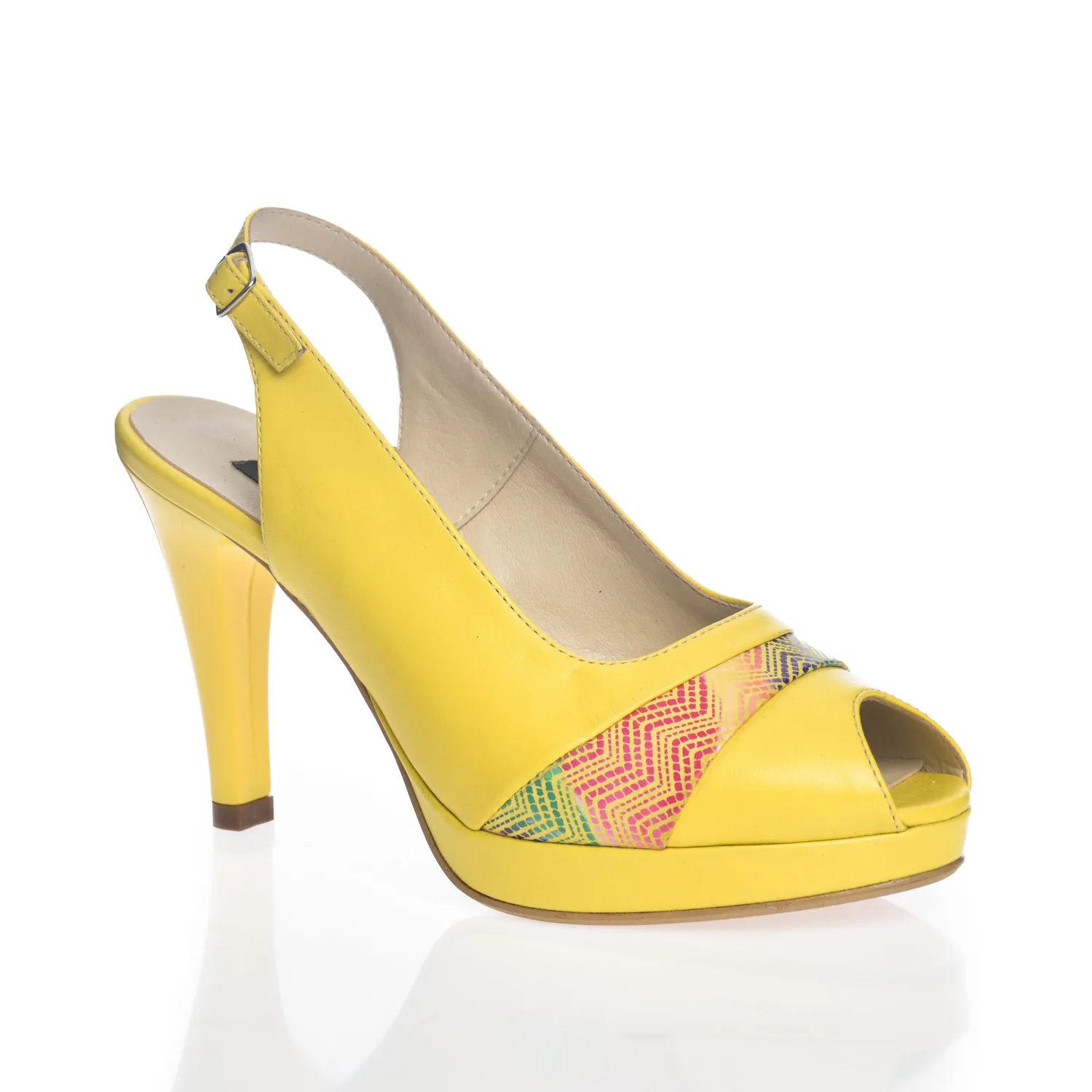 Catinca Shoes R9 G sandale dama piele galben