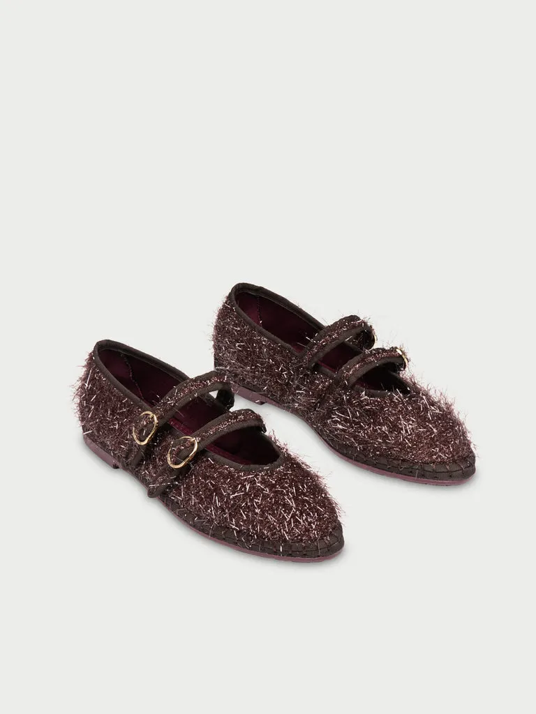 Flagelus Claire Frisson pantofi mary jane maro