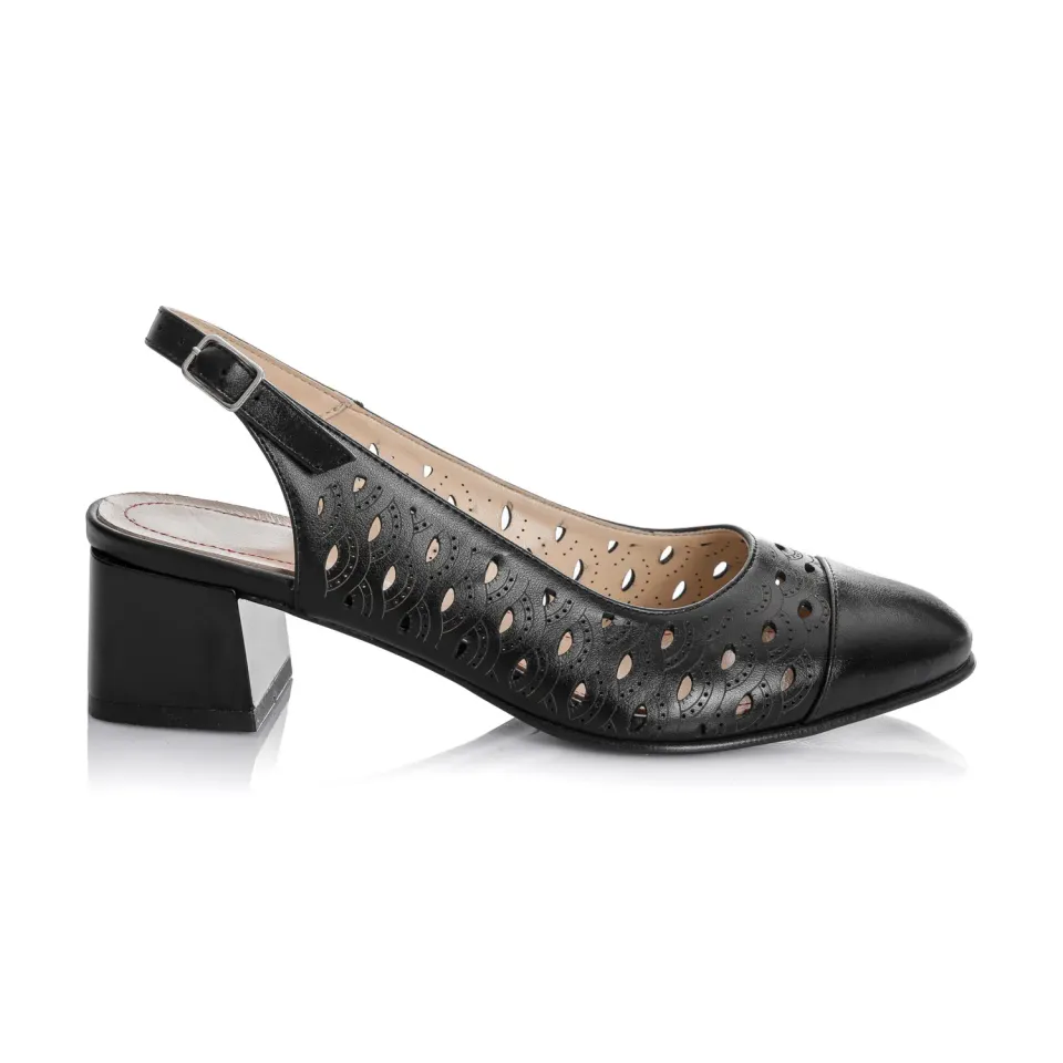 Catinca Shoes D16 NB sandale dama piele negru box