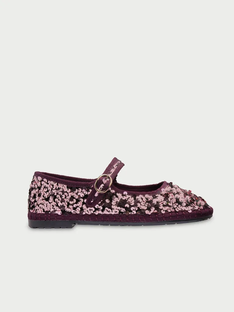 Flagelus Little Prince Malva pantofi paiete mov
