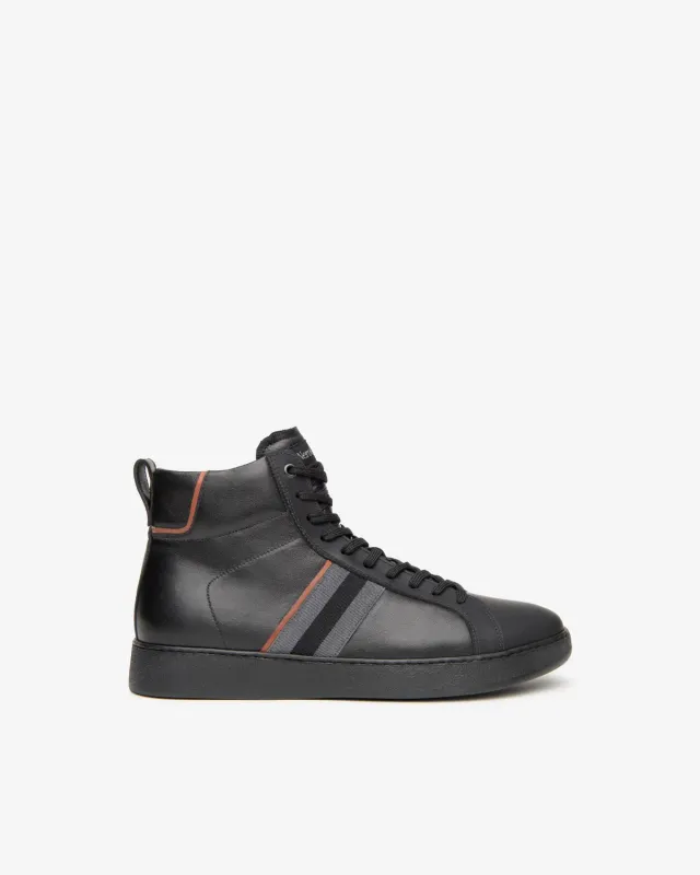 NeroGiardini sneakers barbati piele inalti talpa 3 cm