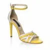 Catinca Shoes S6 AG sandale piele alb galben