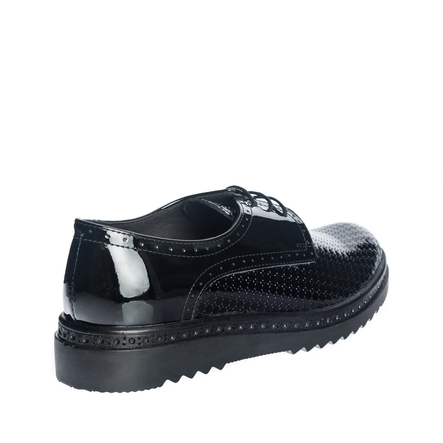 Catinca Shoes G10 NLS pantofi dama negru lac piele