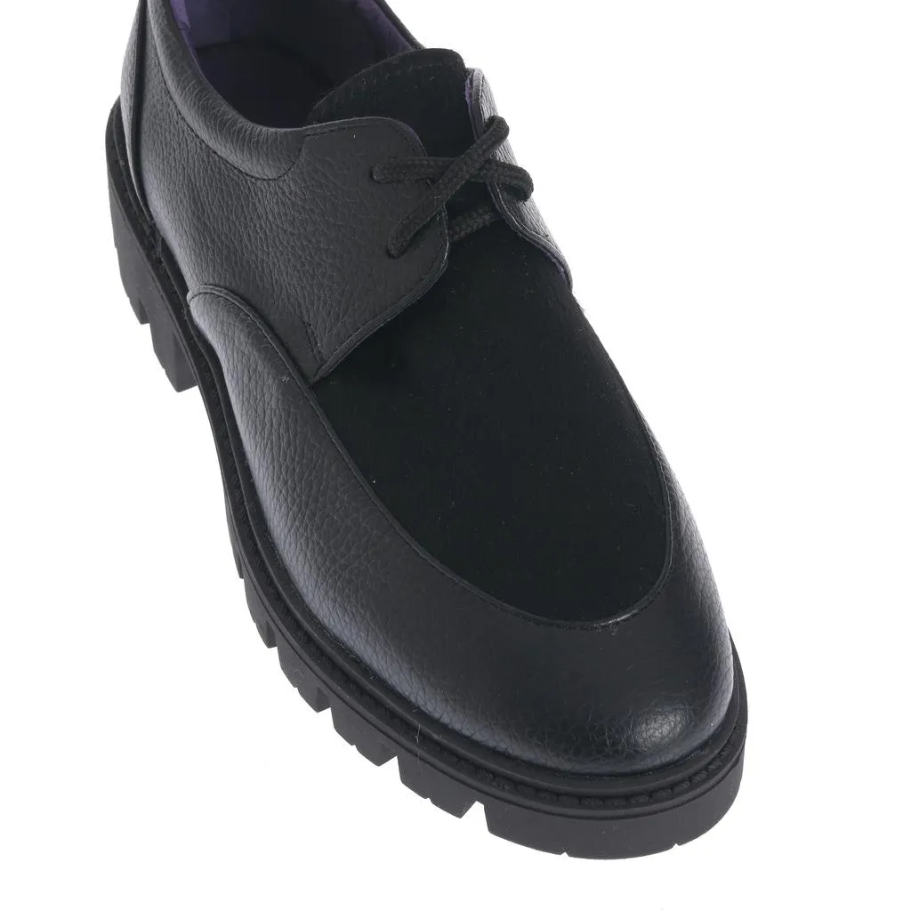 Ana Urbana Houston pantofi derby negri talpă chunky