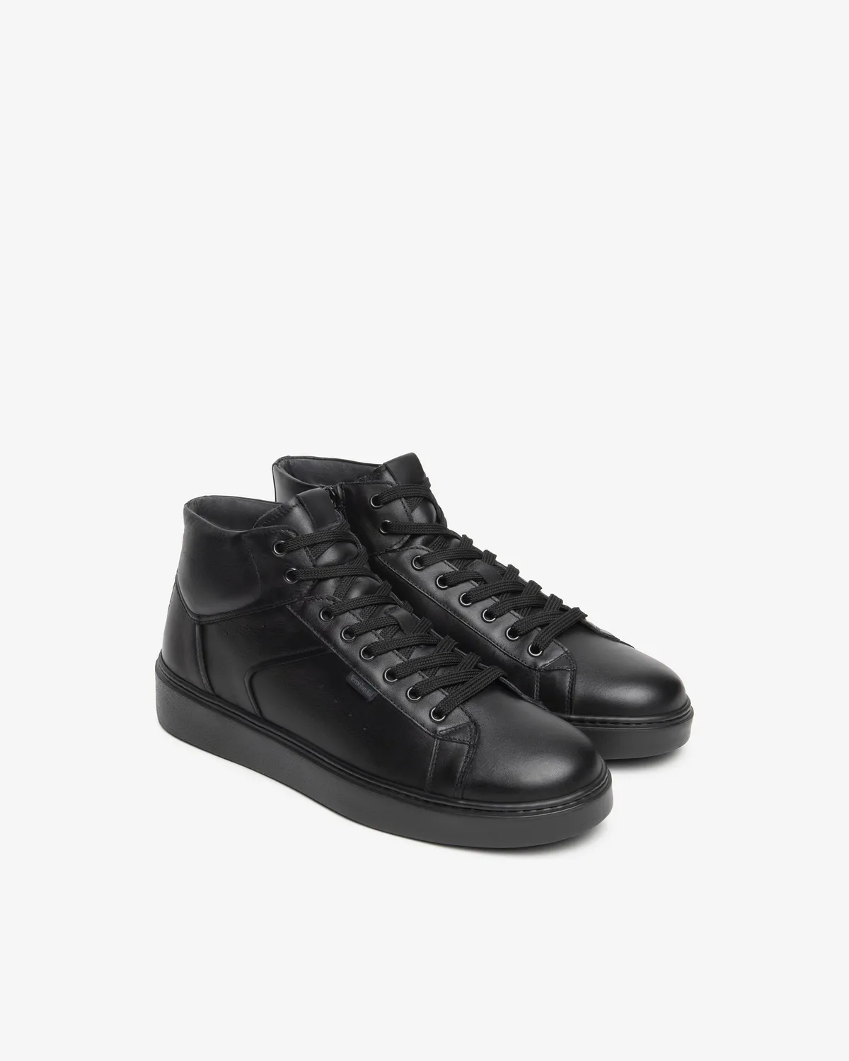 NeroGiardini sneakers piele barbati high-top fermoar