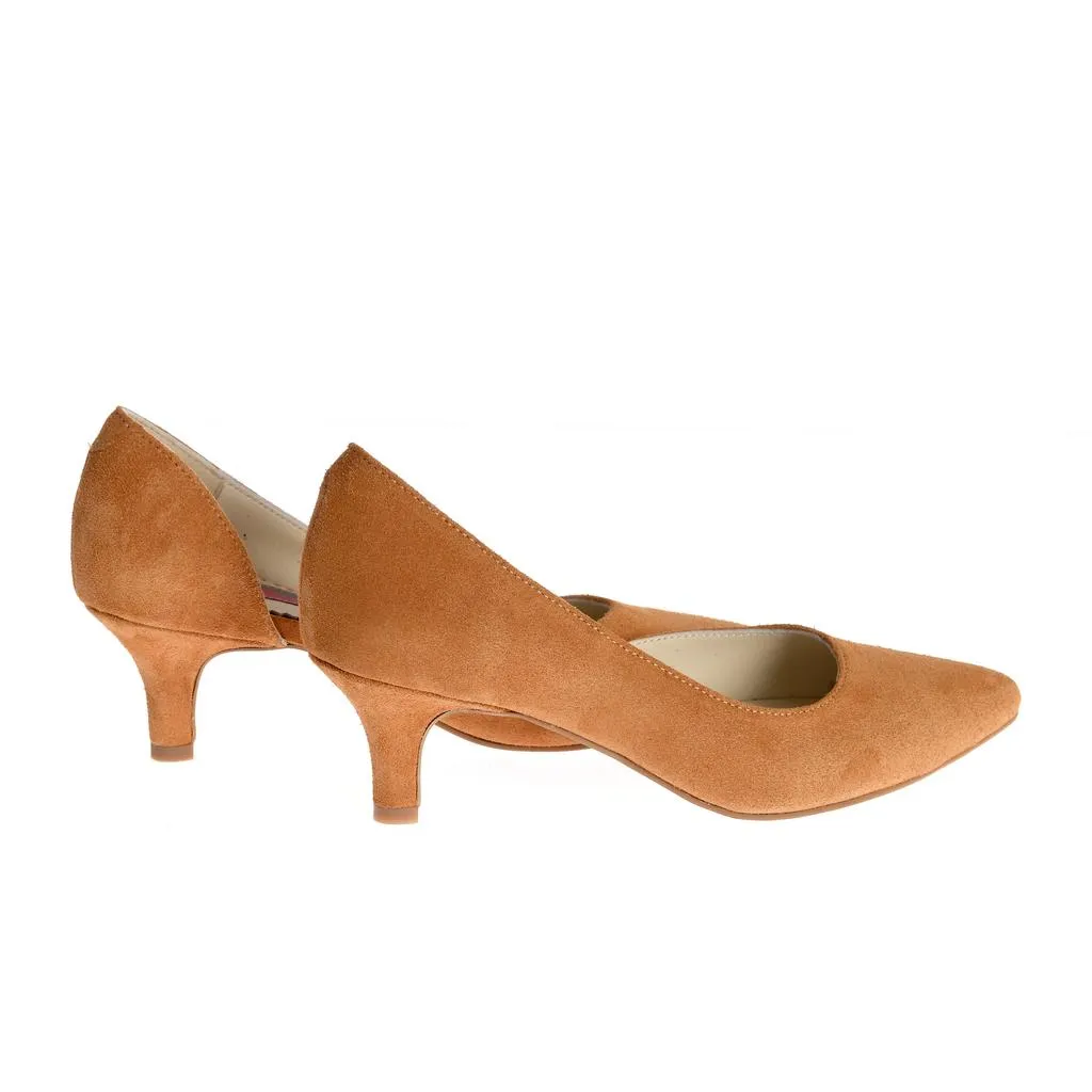 Ana Urbana Shoes Denver pantofi camel piele