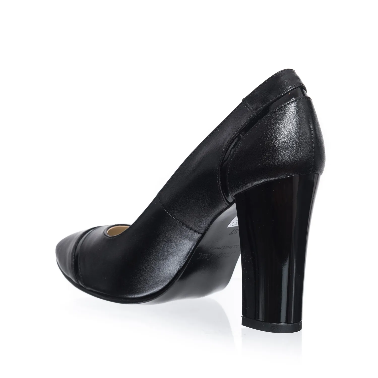 Catinca Shoes 2692 NBL pantofi dama negru lac piele