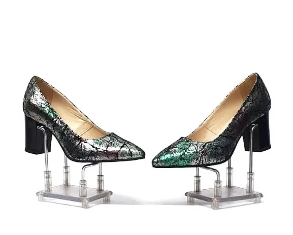 Catinca Shoes A9 VS pantofi dama piele verde straveziu