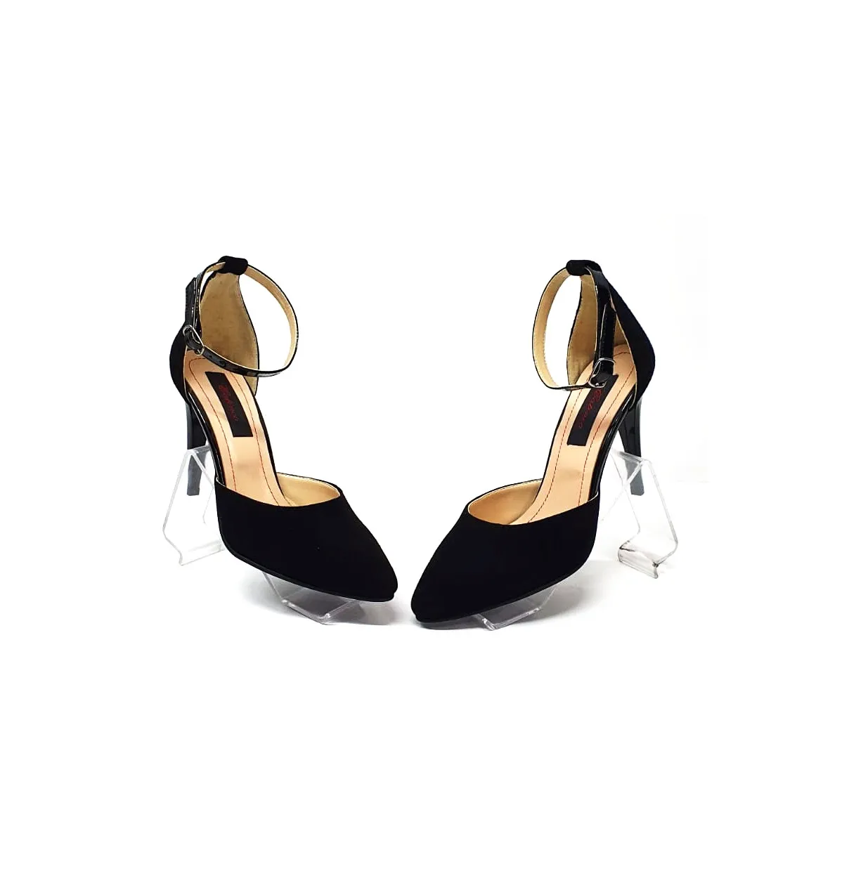 Catinca Shoes D14 NA sandale dama piele negru antilopa