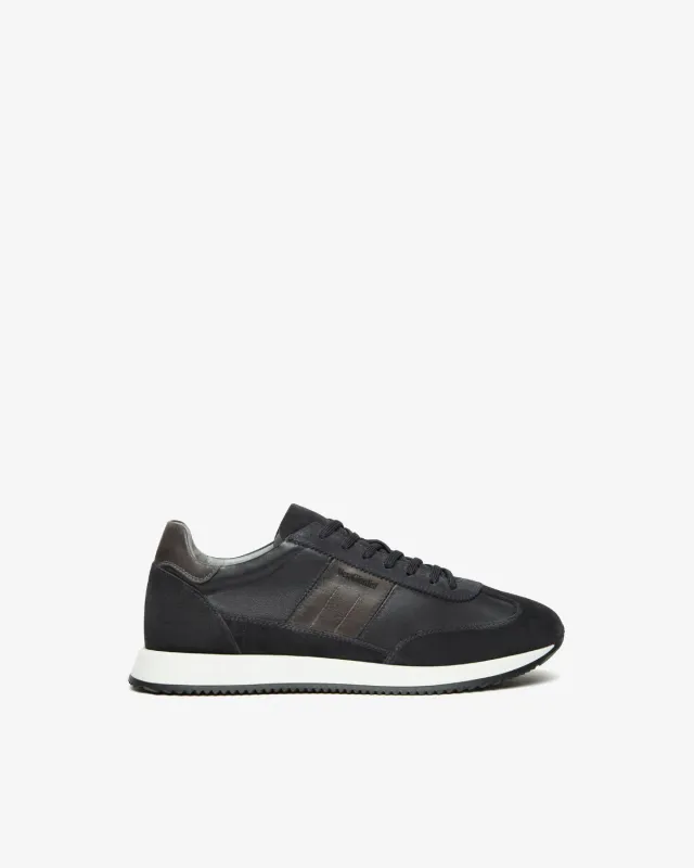 Sneakers piele barbati NeroGiardini piele intoarsa