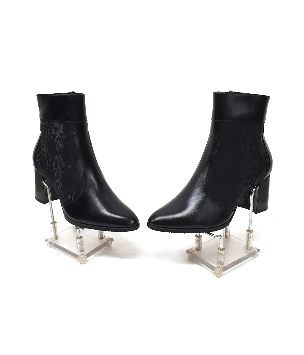 Catinca Shoes GX32 NBCN ghete piele negru croco