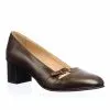 Catinca Shoes 016 MCM pantofi damă piele maro croco