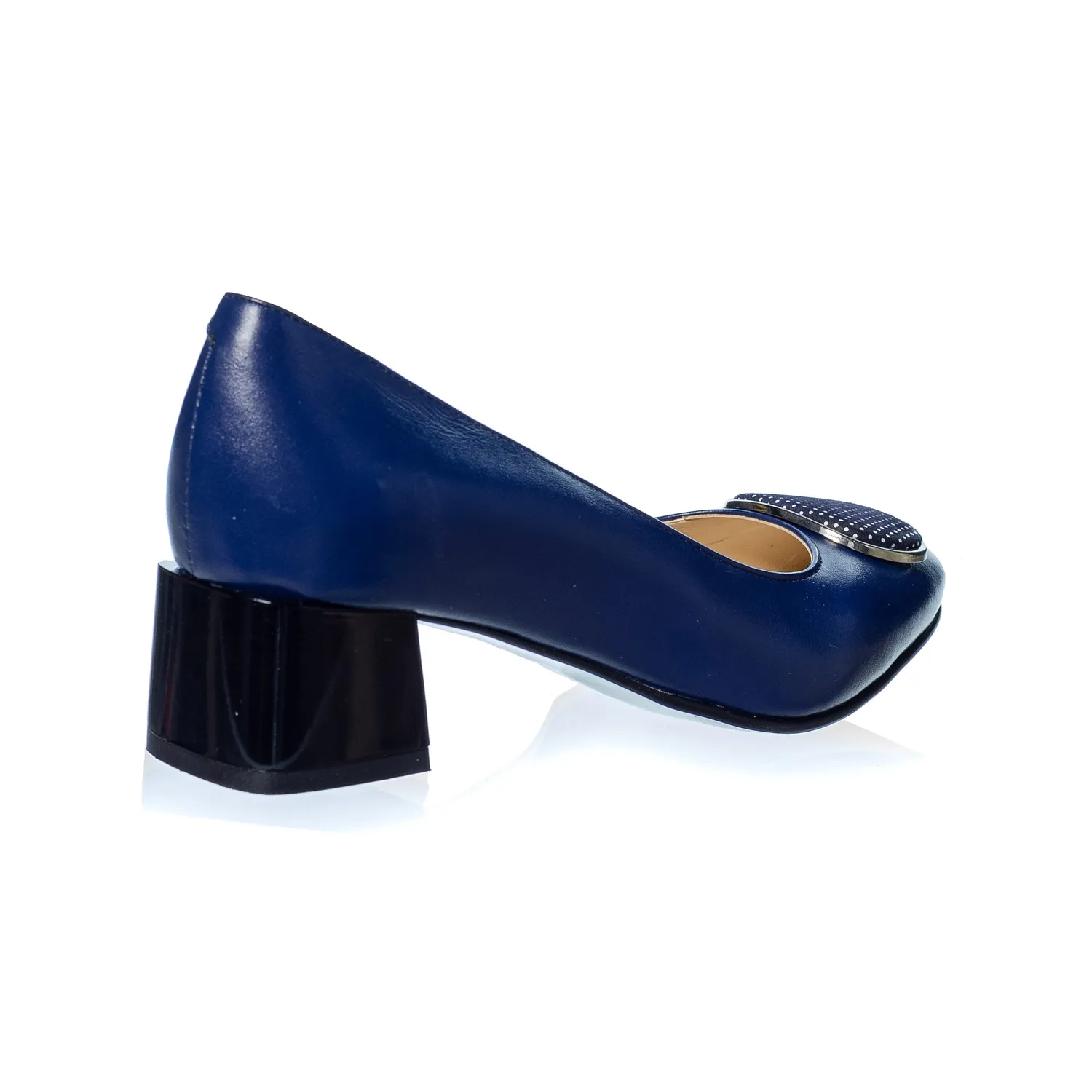 Catinca Shoes A21 BPA pantofi bleu buline piele