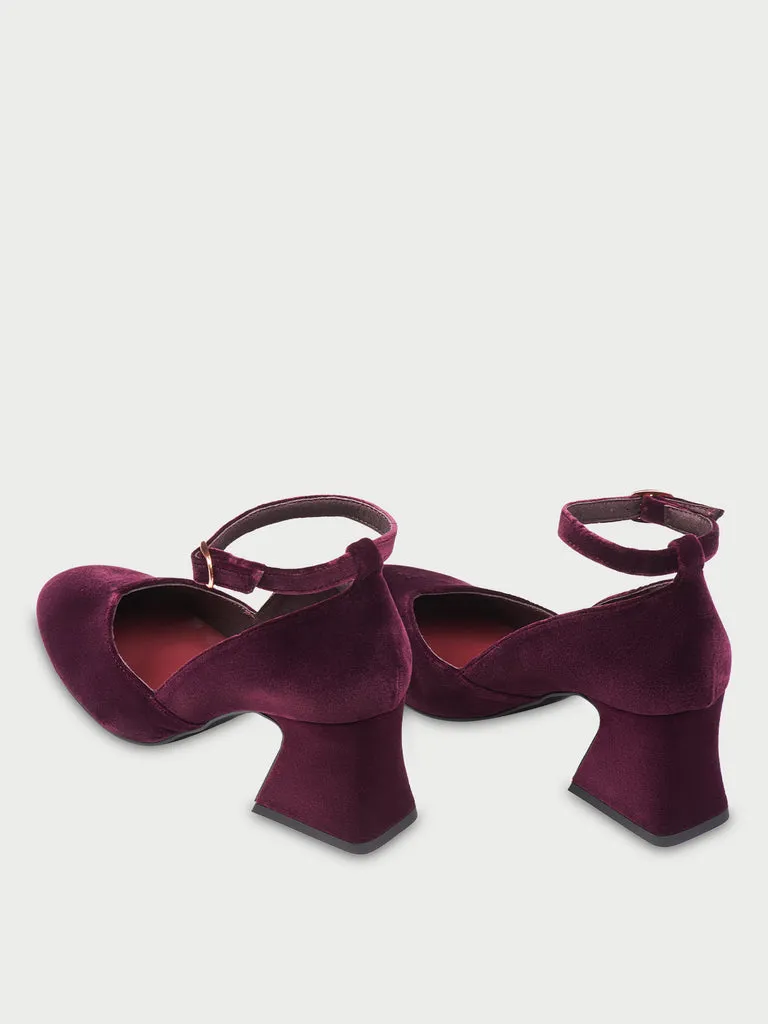 Flagelus The D'Orsey Pumps Garnet pantofi toc 6 cm