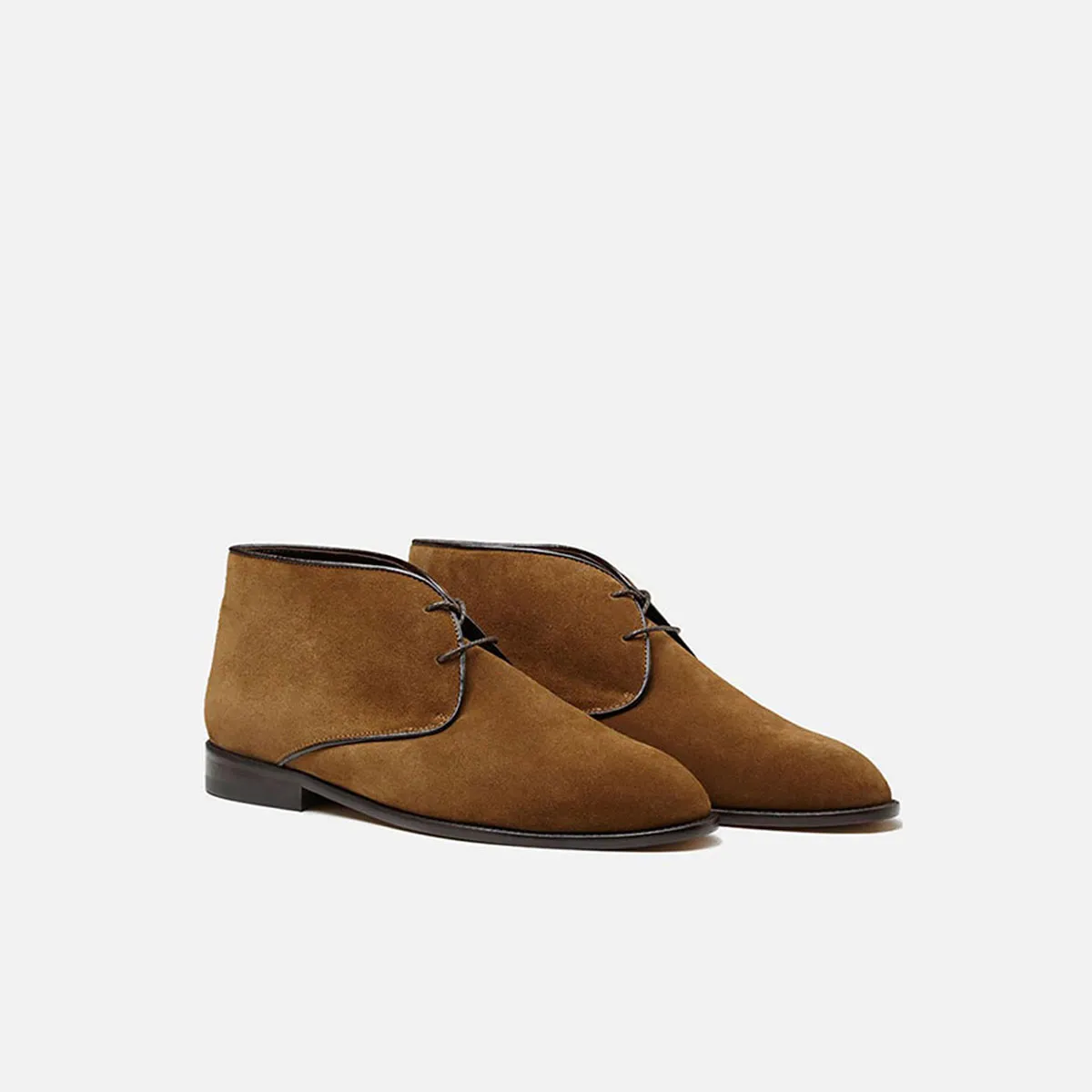 Cecilia Bringheli Vento Tobacco Suede ghete chukka maro