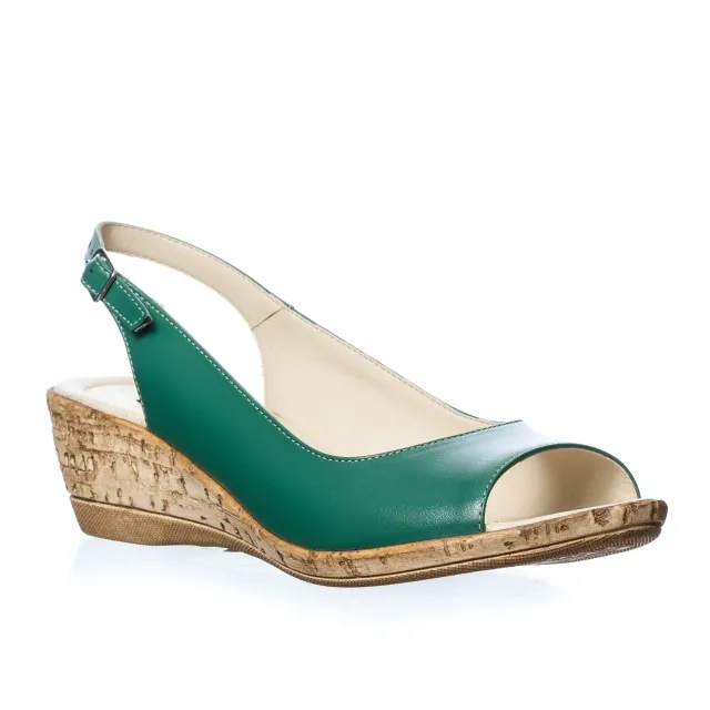Catinca Shoes SP 29 V sandale damă piele verde