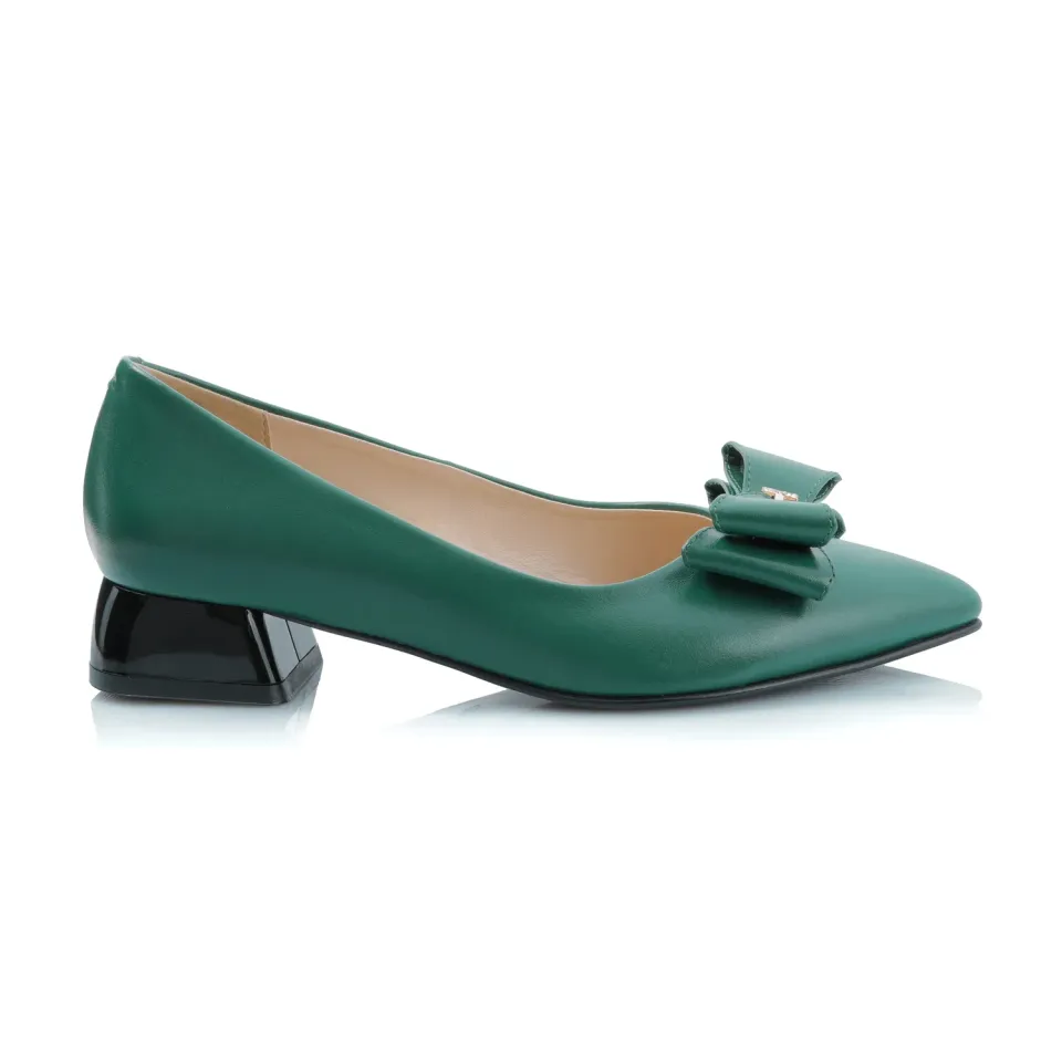 Catinca Shoes BL6 VB balerini dama piele verde