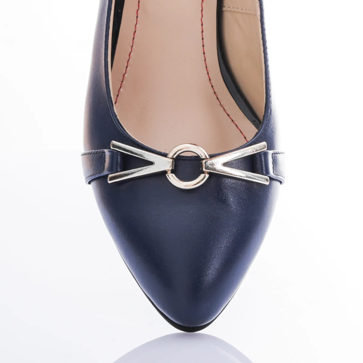 Catinca Shoes A44 BB pantofi damă piele albastru box