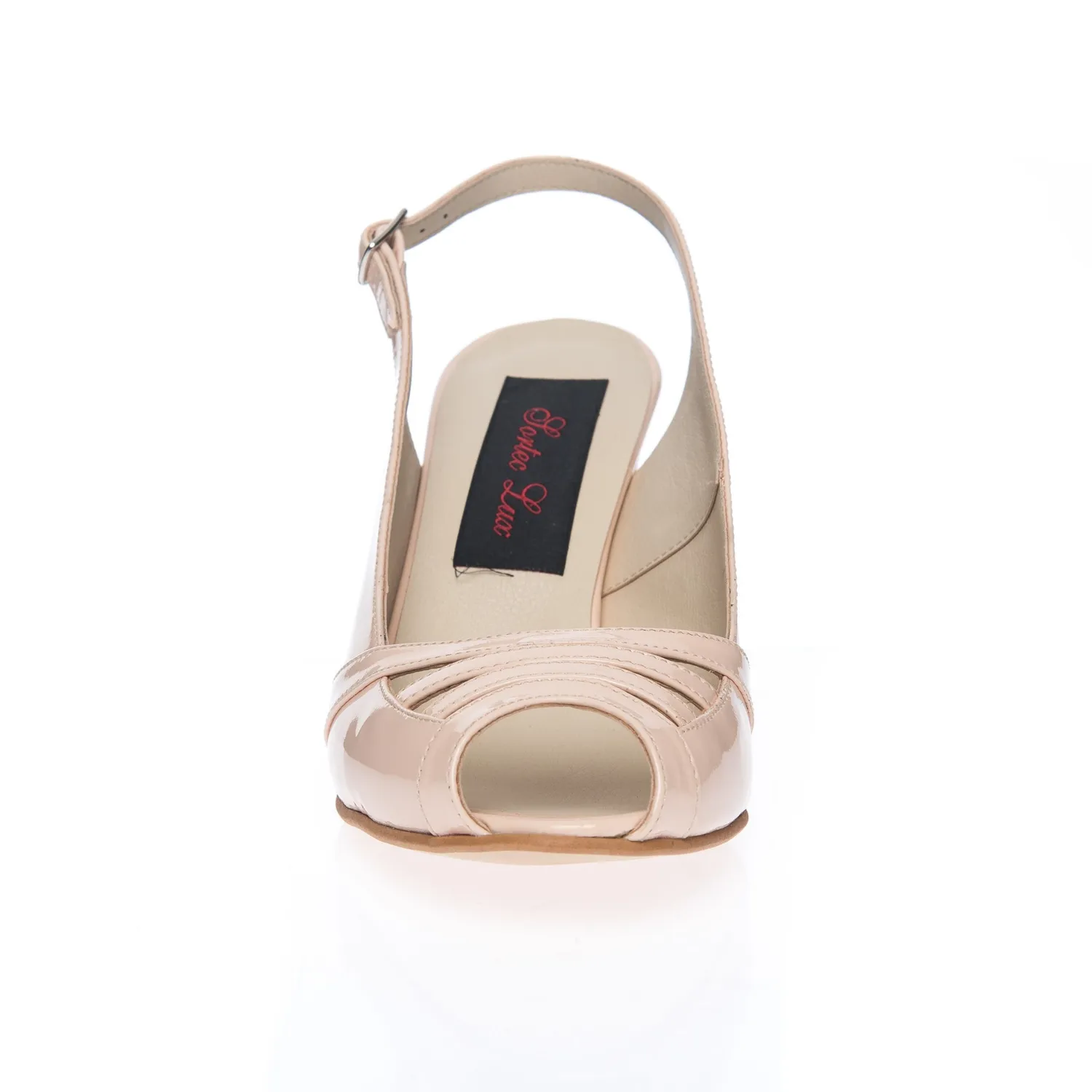 Catinca Shoes 024 LN sandale dama nude lac piele