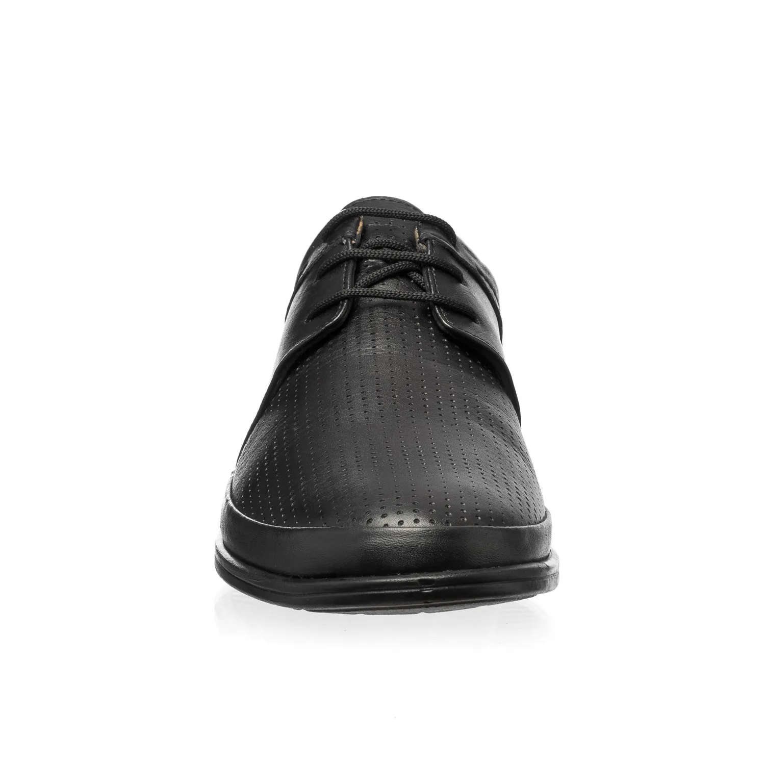 Catinca Shoes 650 NP pantofi barbati negru perforat piele