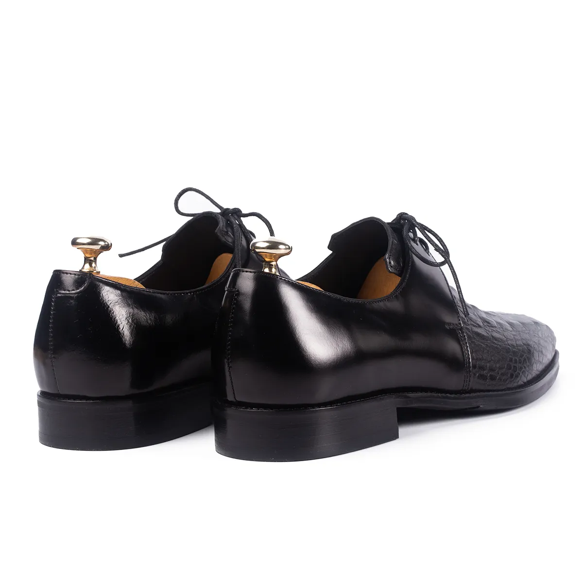 Lucas Shoes Arca pantofi derby barbati negru piele