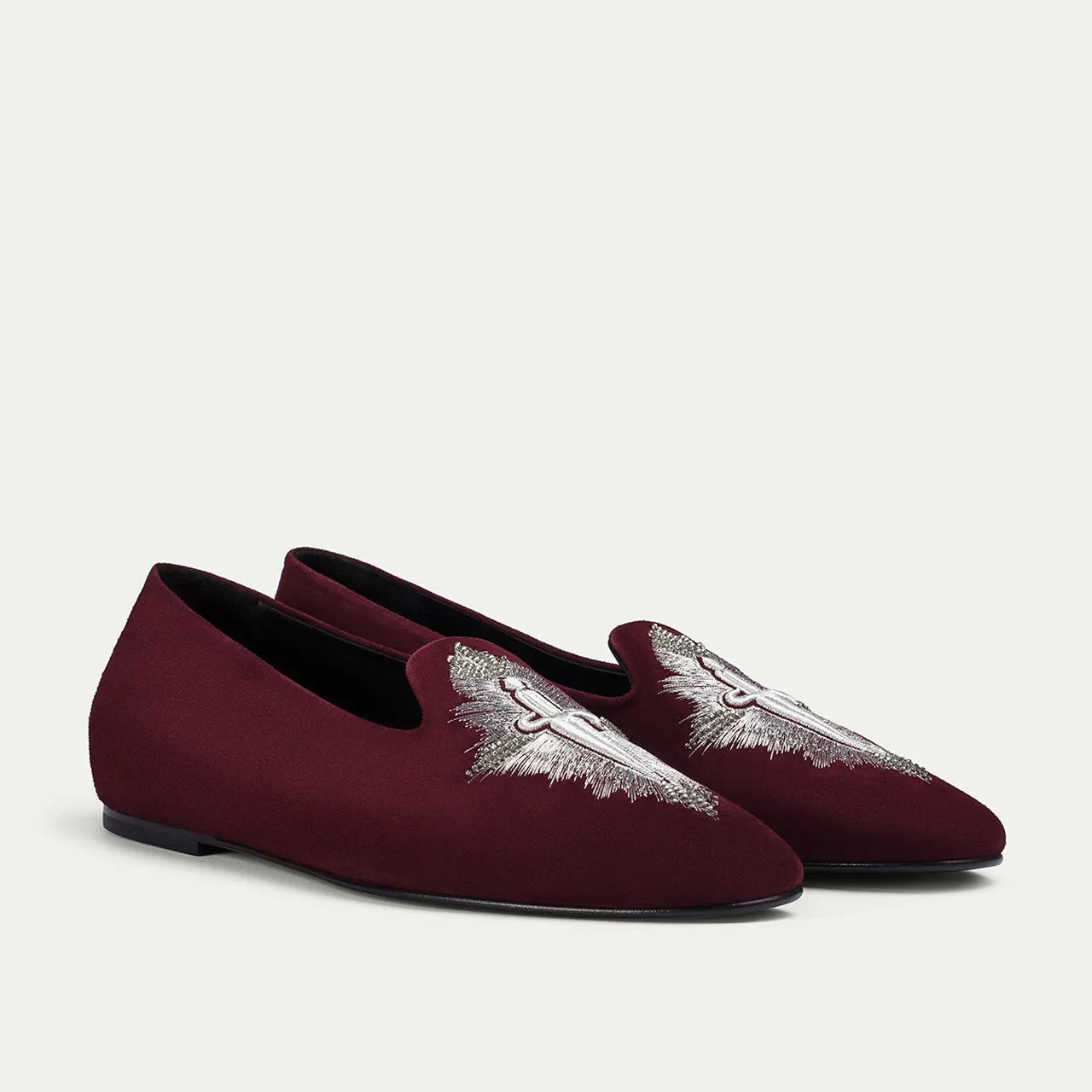 Cesare Paciotti Narciso slippers barbati bordo piele
