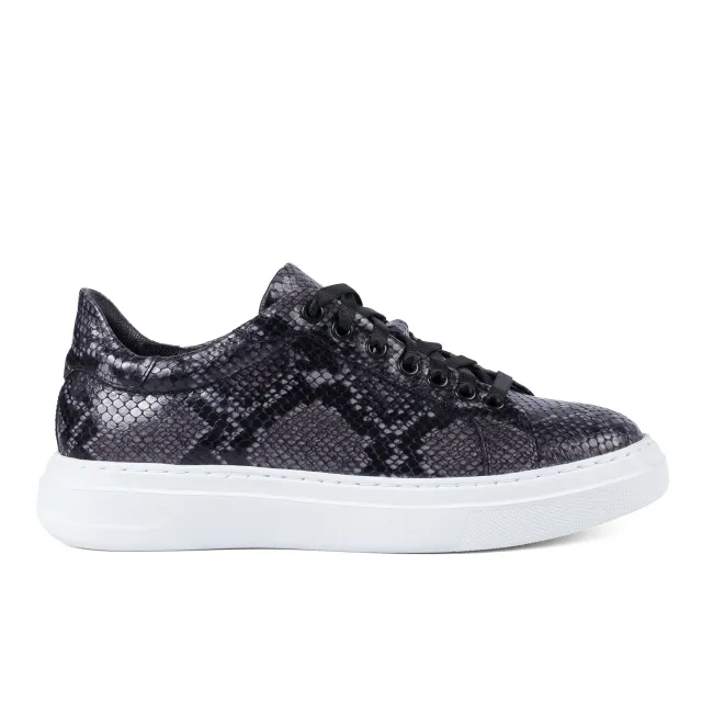 Lucas Shoes 510 Chile Croco sneakers gri piele