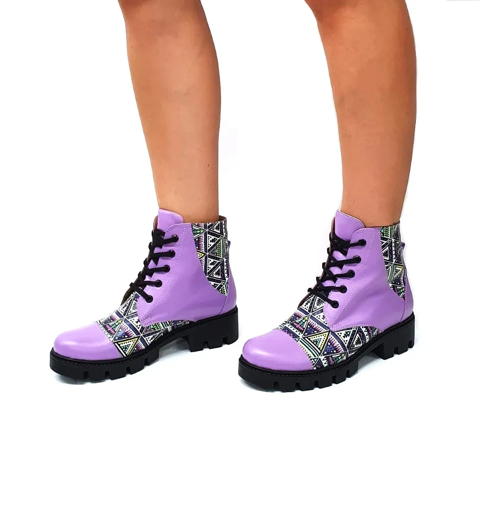 Catinca Shoes Lila Triunghiuri BC20 LT bocanci piele