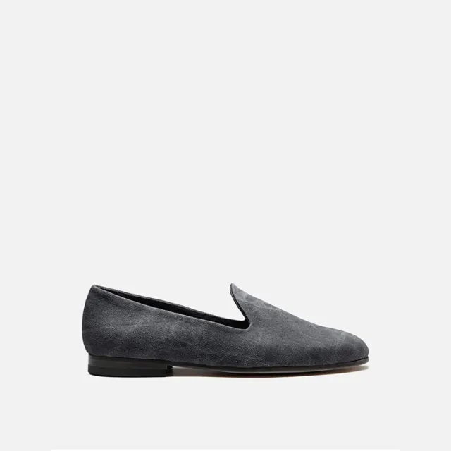 Cecilia Bringheli Positano pantofi canvas negru