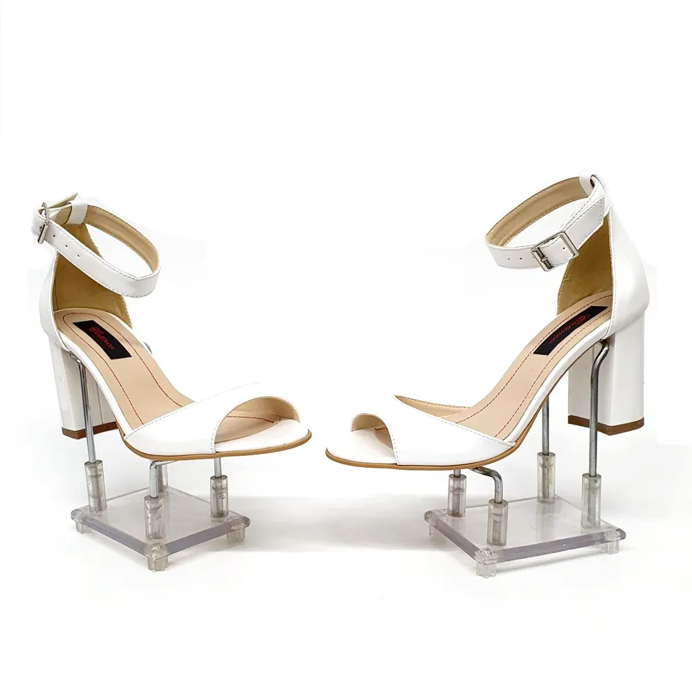 Catinca Shoes D25 AS sandale dama piele alb sidef
