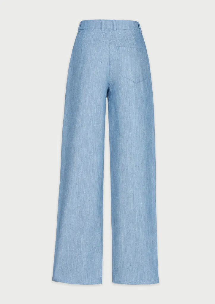 Flagelus Jo's Little Women pantaloni bleu denim