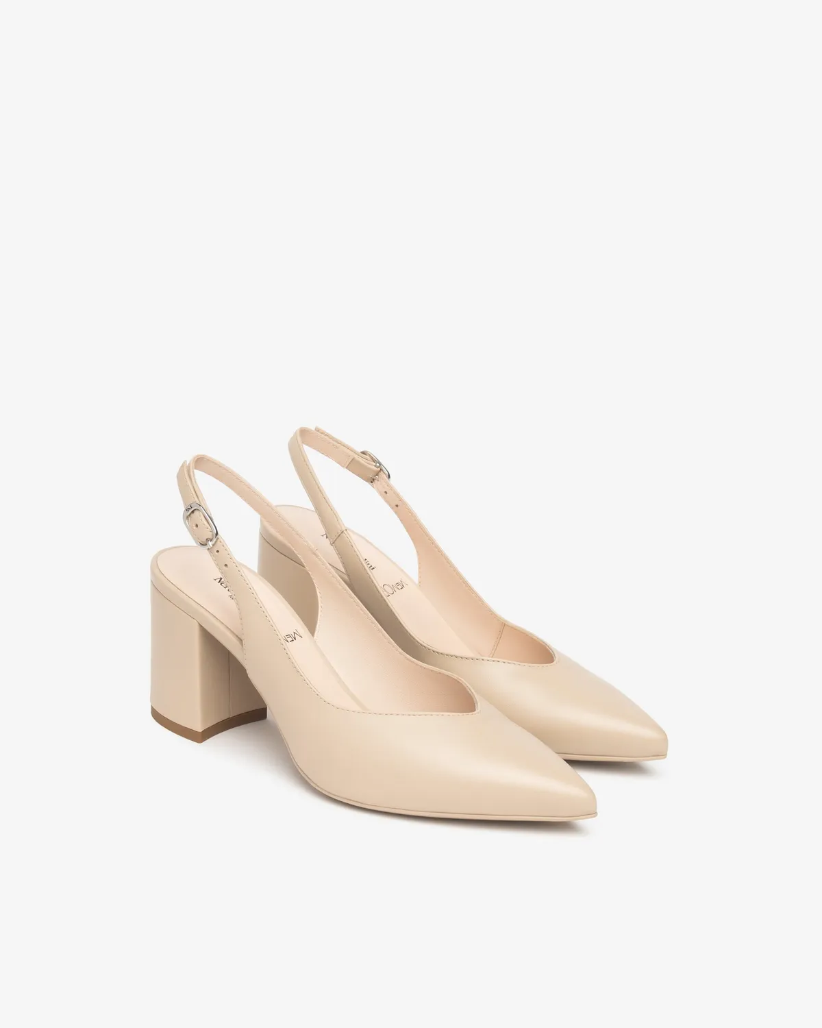 NeroGiardini Pantofi slingback dama piele toc mic