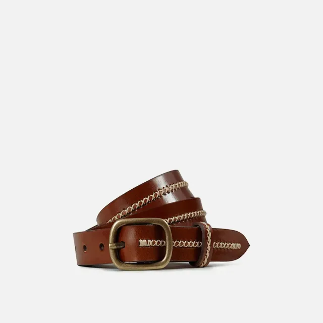 Cecilia Bringheli Impegno Light Brown curea piele vitel
