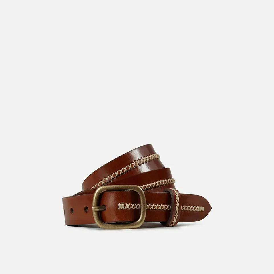Cecilia Bringheli Impegno Light Brown curea piele vitel
