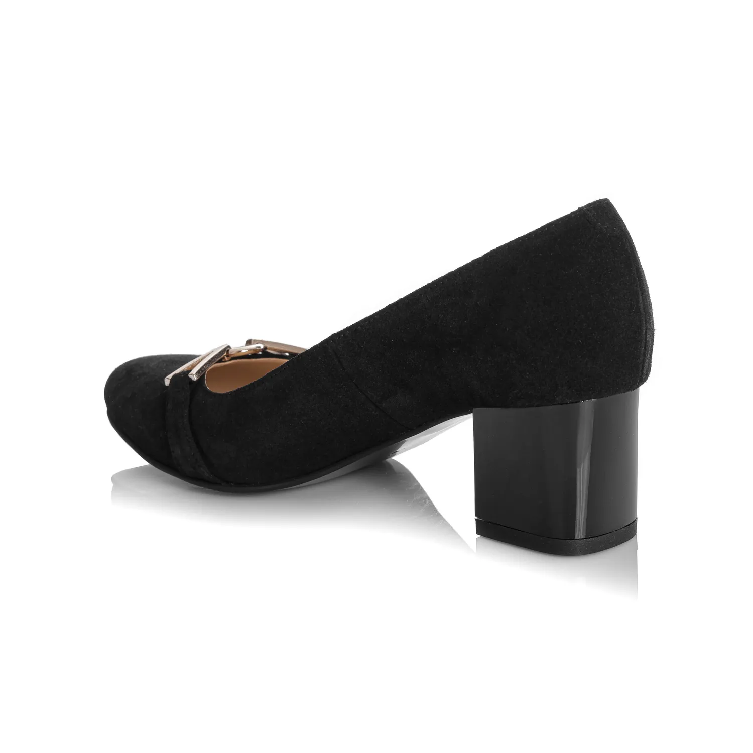 Catinca Shoes A44 NA pantofi piele negru antilopă