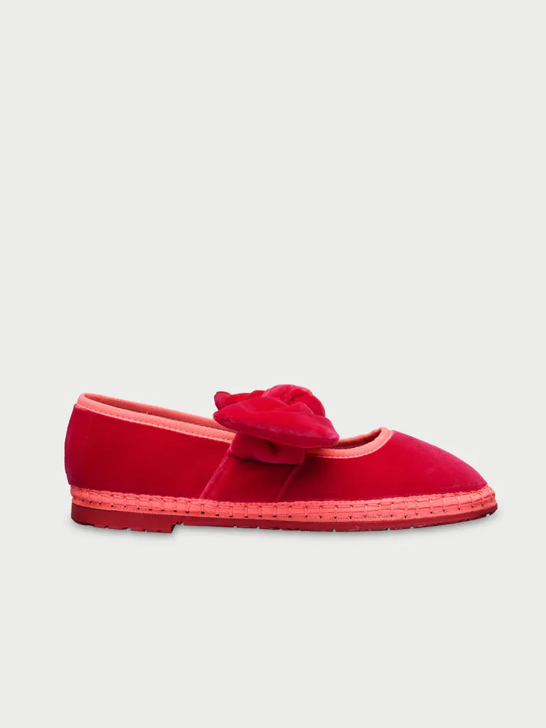 Flagelus Lady Lyra Pink slipper catifea fuchsia