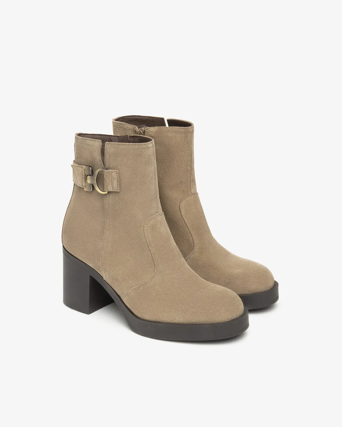 NeroGiardini Botine dama piele intoarsa iarna comfy