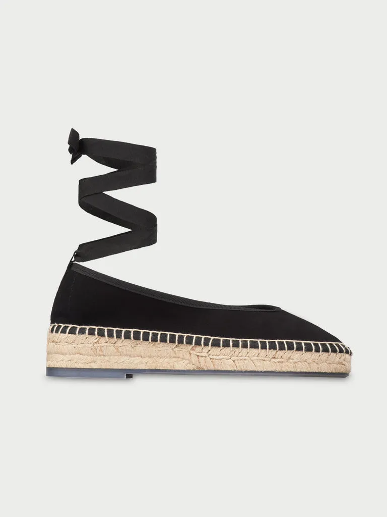 Flagelus Summer Swing Black balerini piele neagra