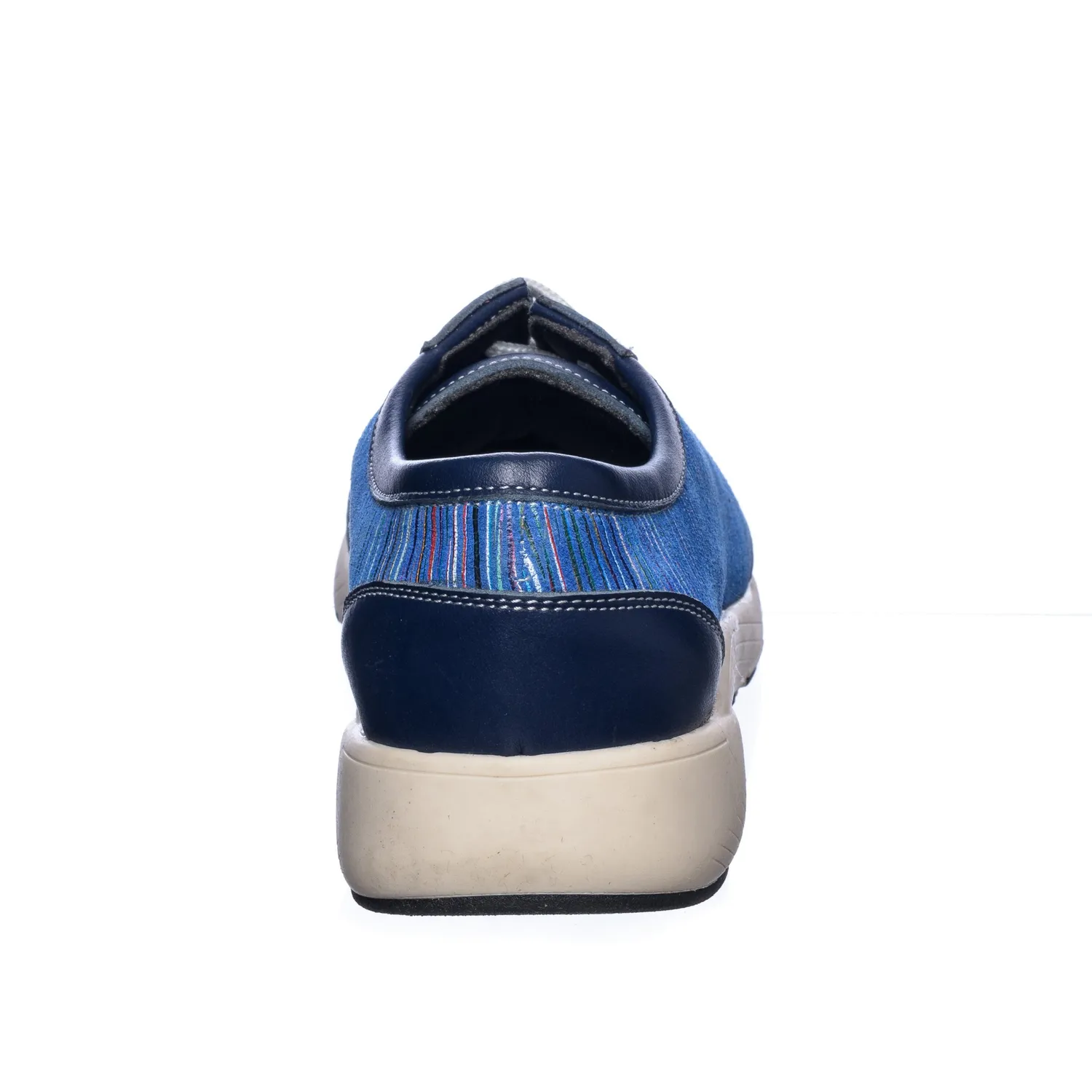 Catinca Shoes AD8 BD pantofi sport dama piele blu dungi
