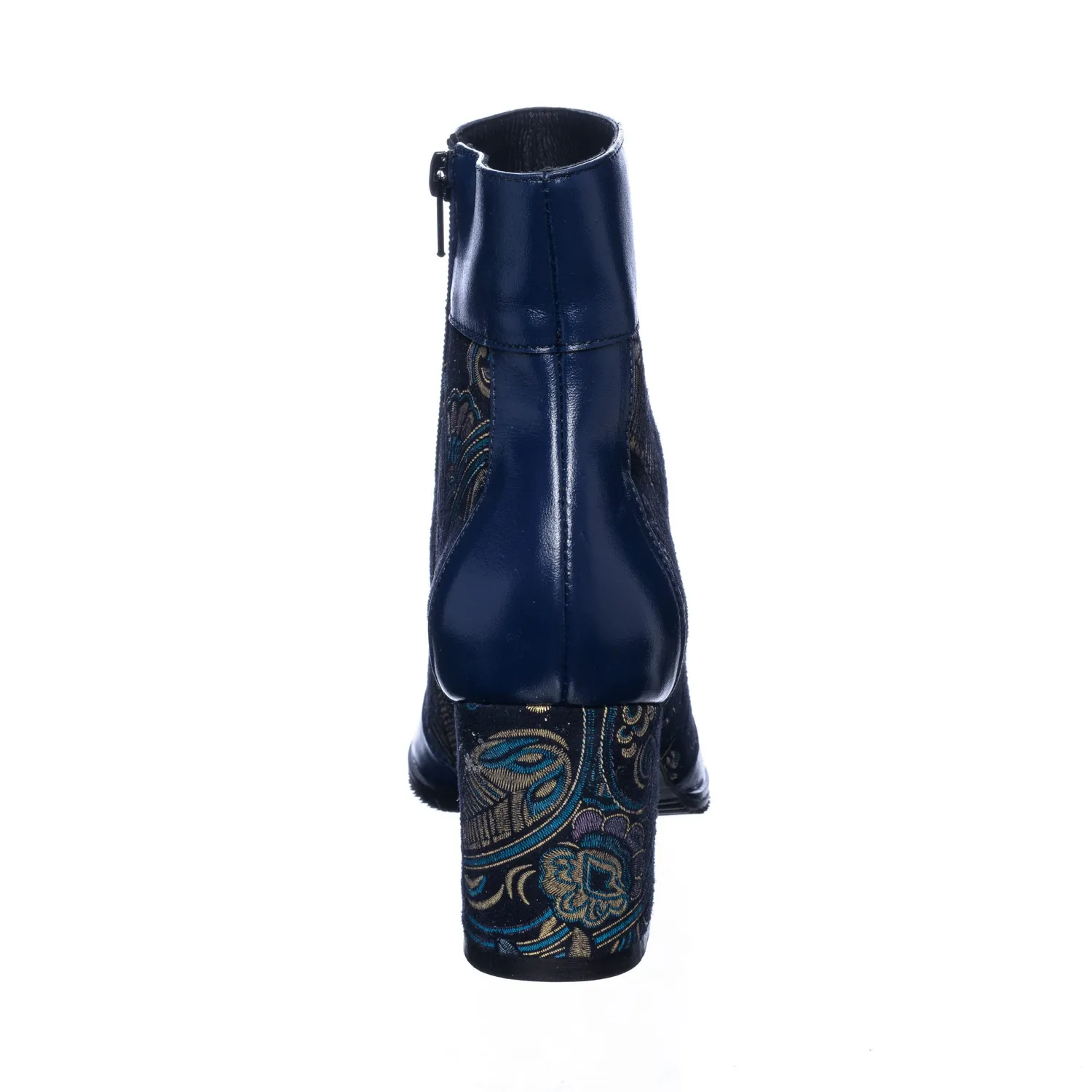 Catinca Shoes GX32 BSB ghete dama piele naturala albastru