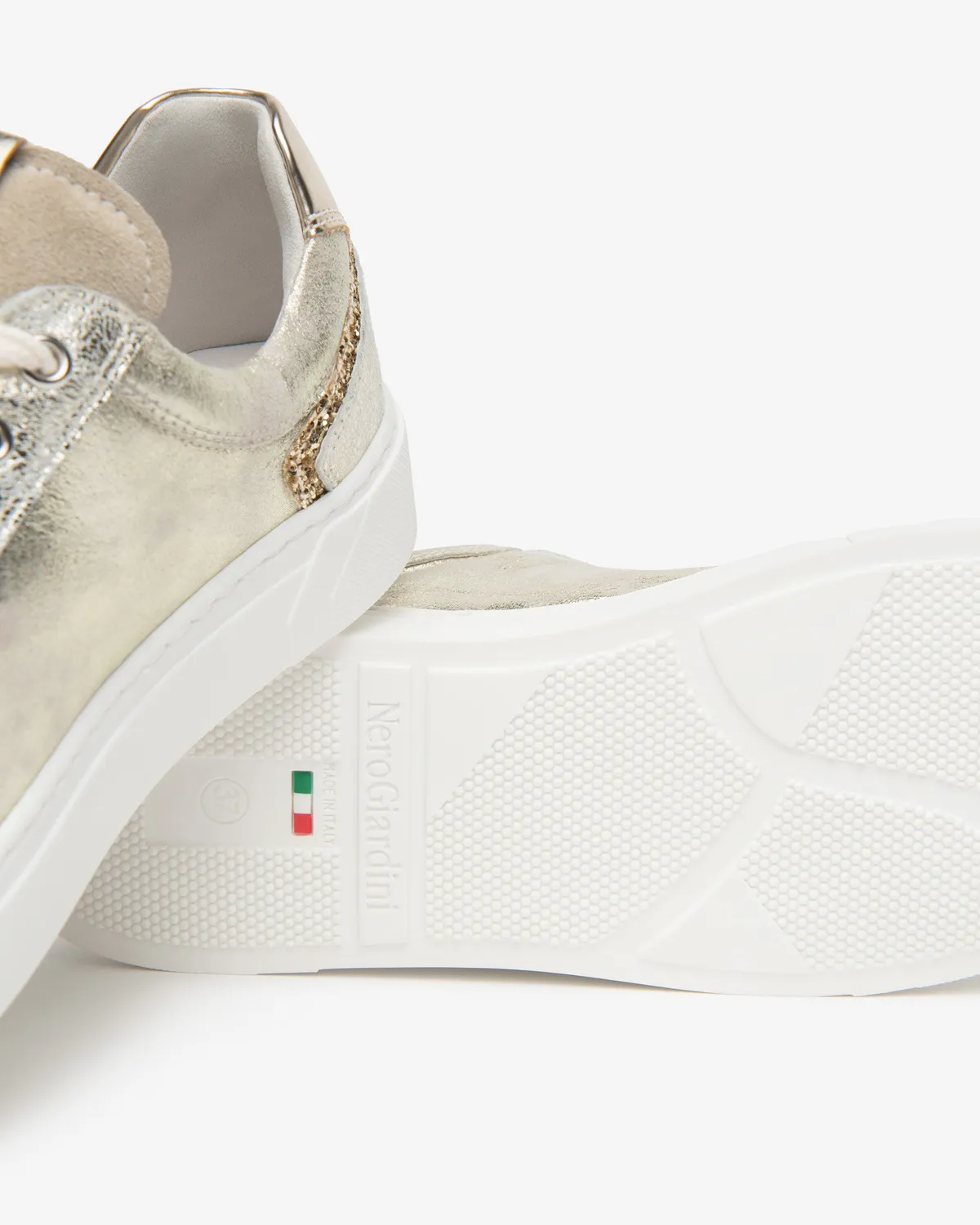 NeroGiardini sneakers dama piele naturala cu brant memory