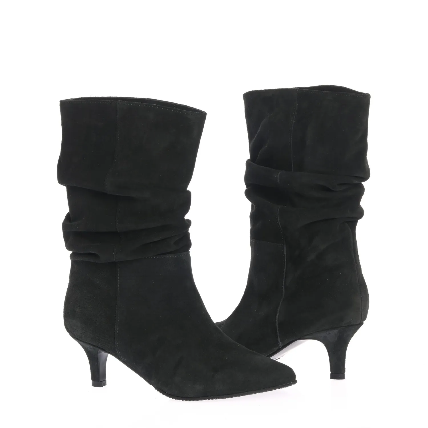 Ana Urbana Shoes Amelia cizme verde închis piele