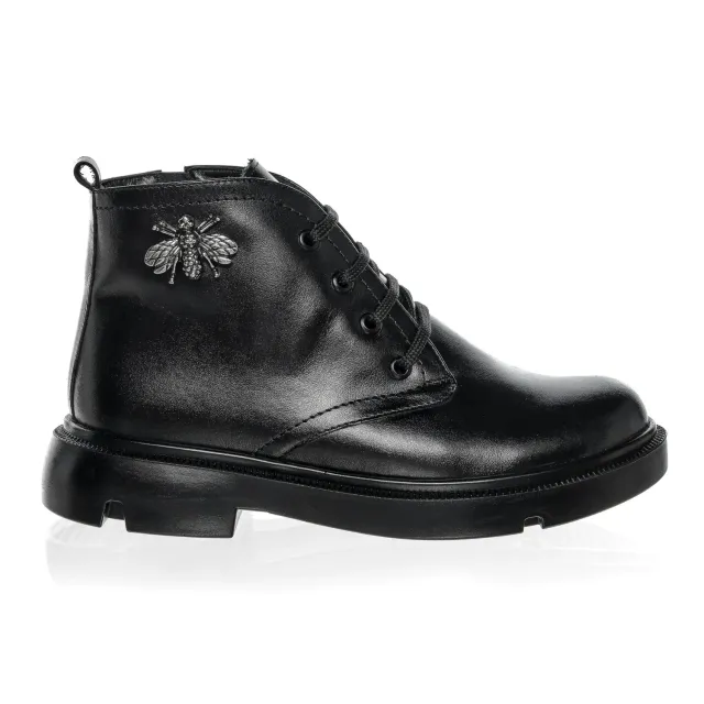 Catinca Shoes BC16 N ghete piele negru box