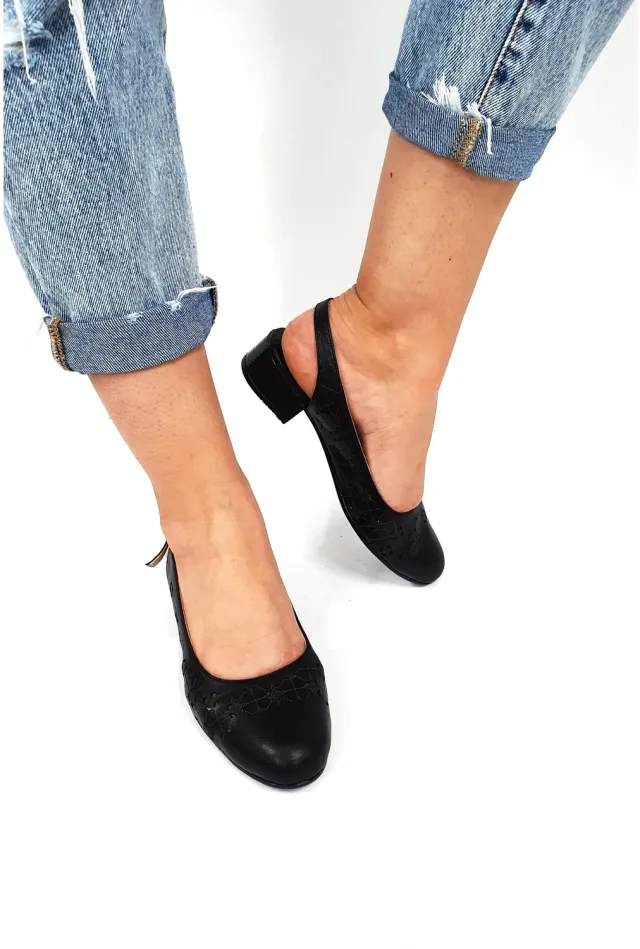 Catinca Shoes T17 sandale dama piele naturala negru box