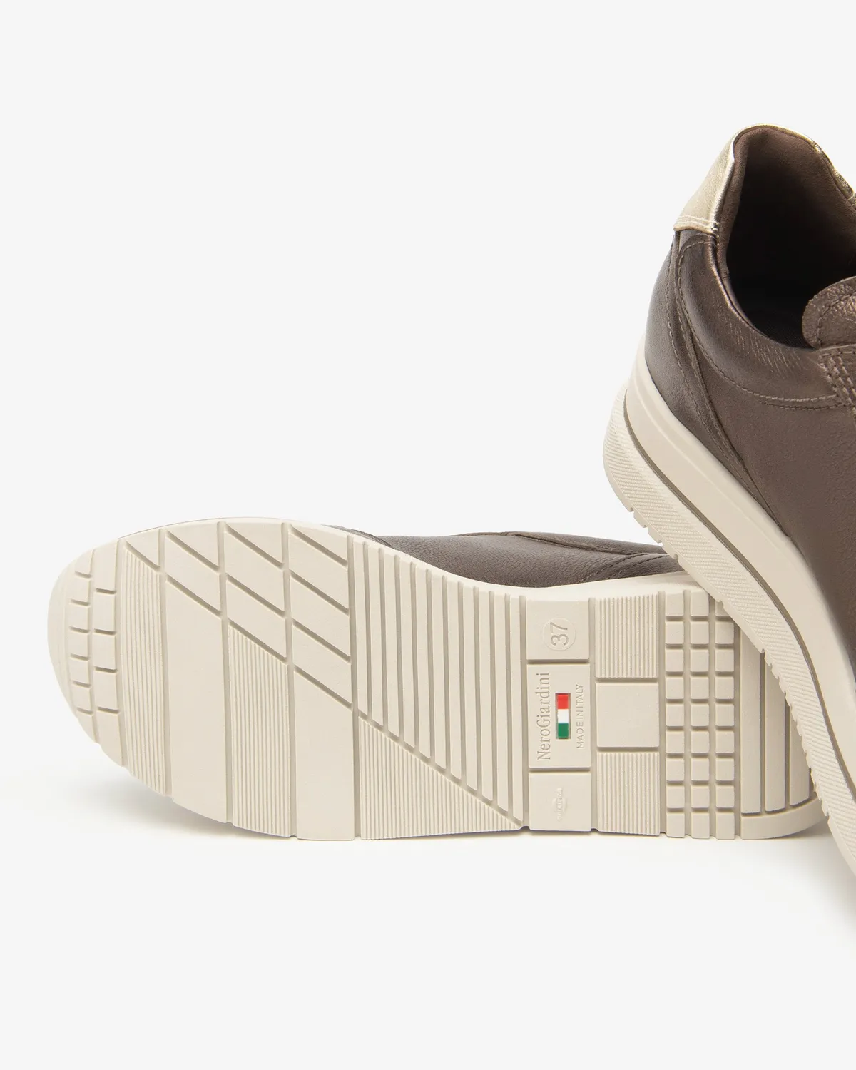 NeroGiardini sneakers damă piele textil Memory