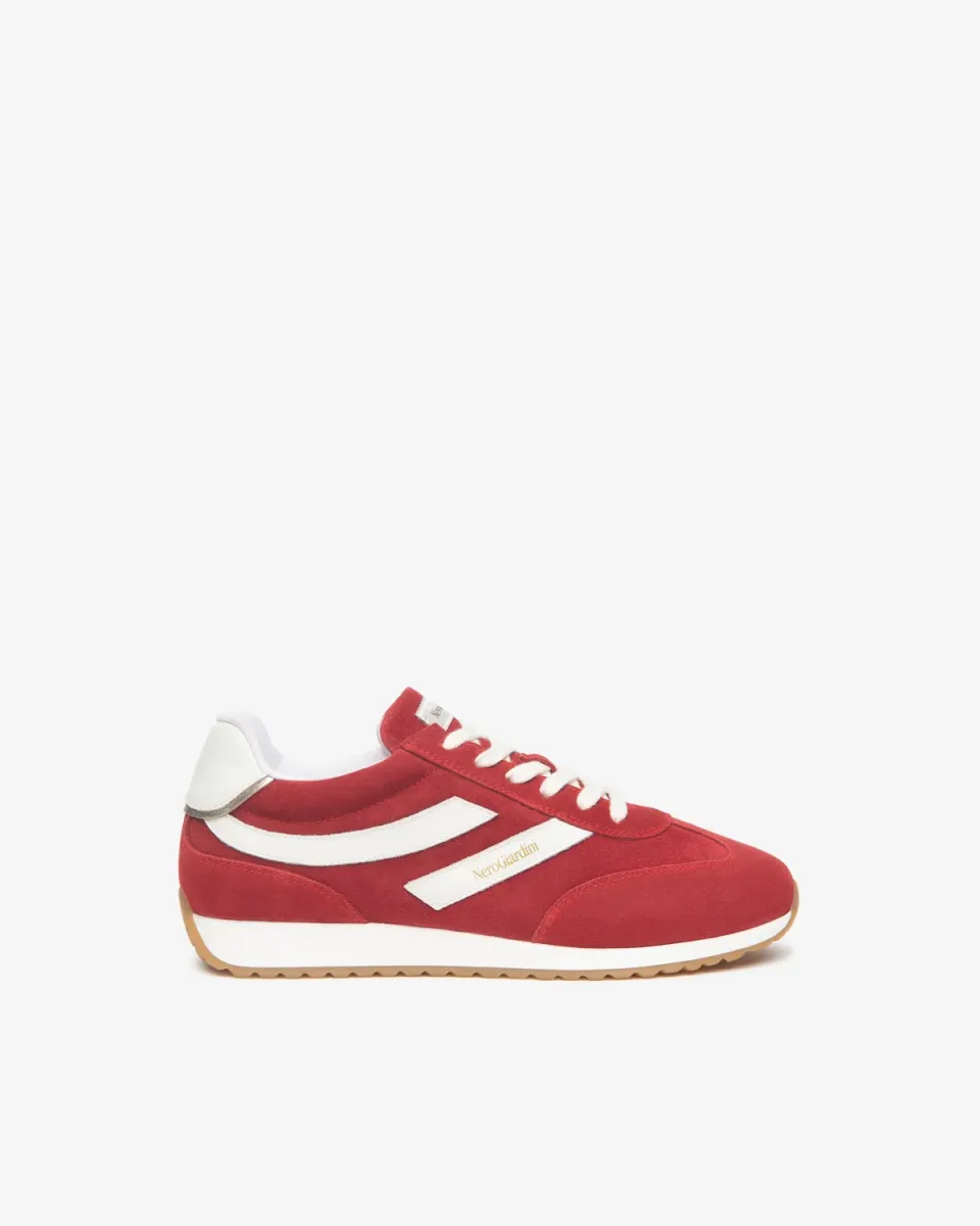 NeroGiardini sneakers damă piele cu branț Memory