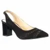 Catinca Shoes A101 NAF sandale dama negru antilopa piele