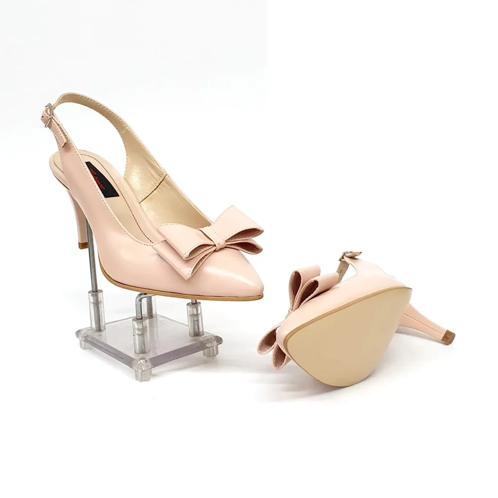 Catinca Shoes D18 NUB sandale dama piele naturala nude box