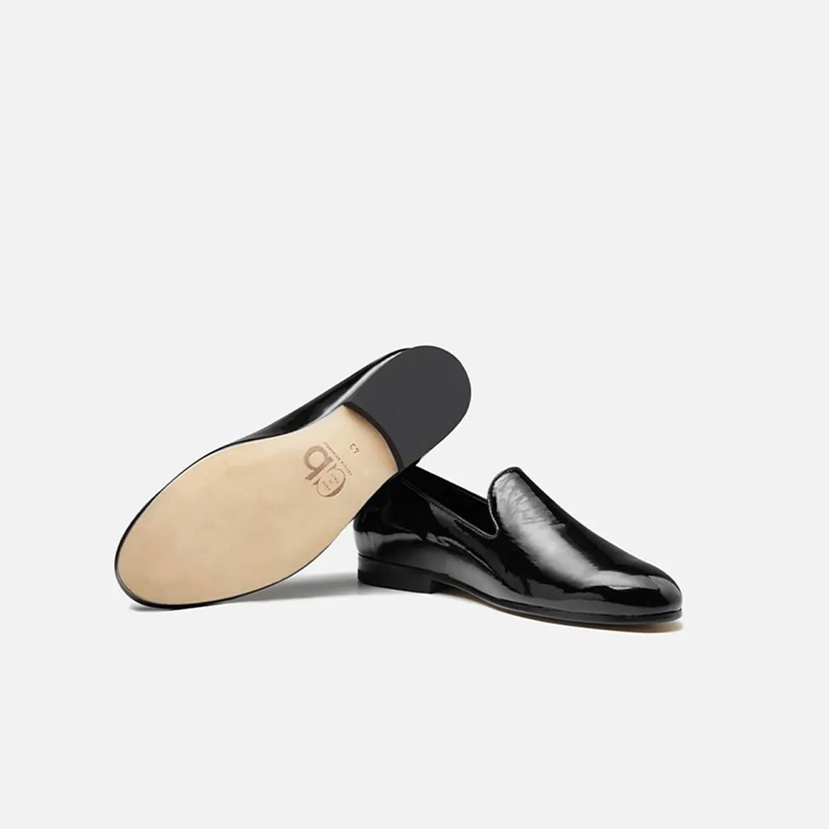 Cecilia Bringheli Positano Black pantofi lac negru