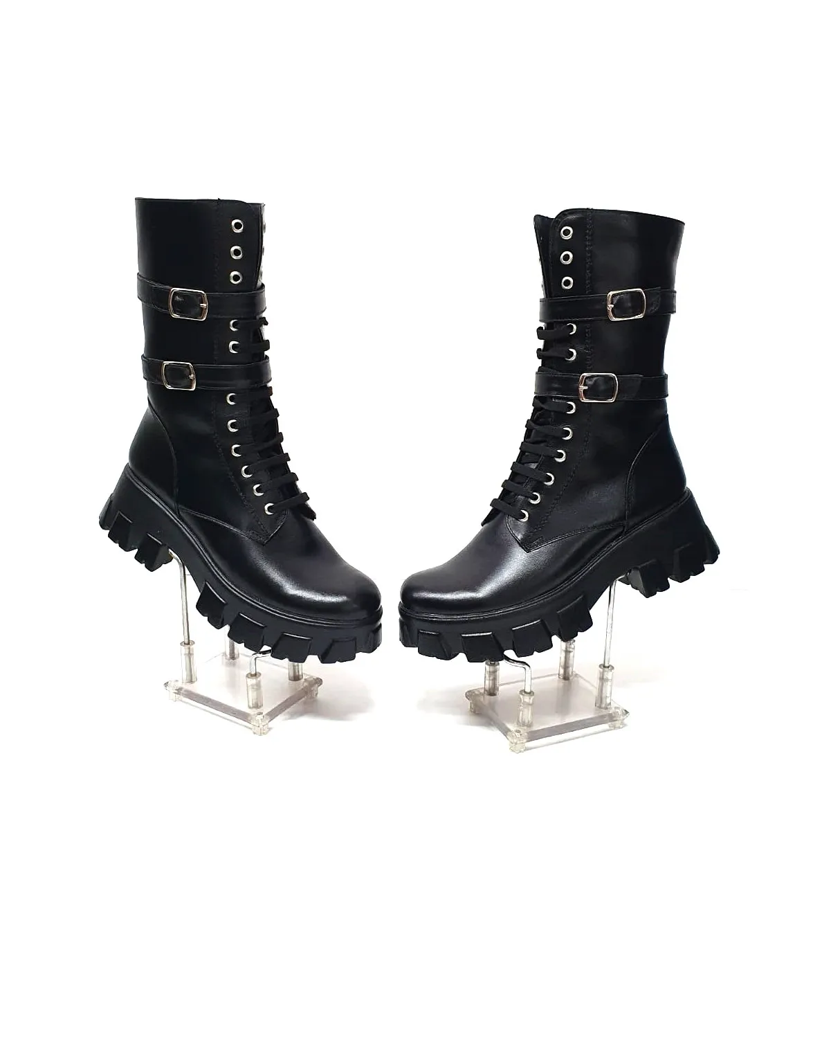 Catinca Shoes BC37 NB bocanci piele negru box